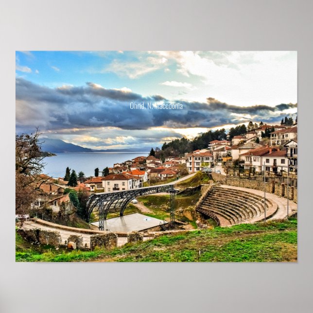 Affiche Ohrid, N. Macédoine (Devant)