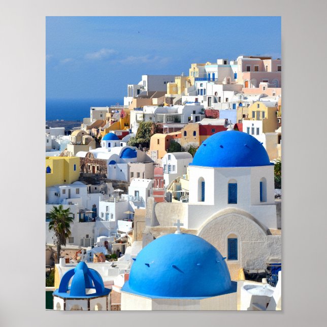 Affiche Oia, Santorini - Greek Island (Devant)