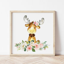 Oie, Animaux De Bois, Boho, Fleurs Roses
