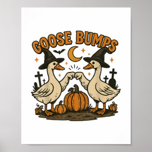 Affiche Oie Bumps Goosebumps Funny Oies Fist Bump Hallo