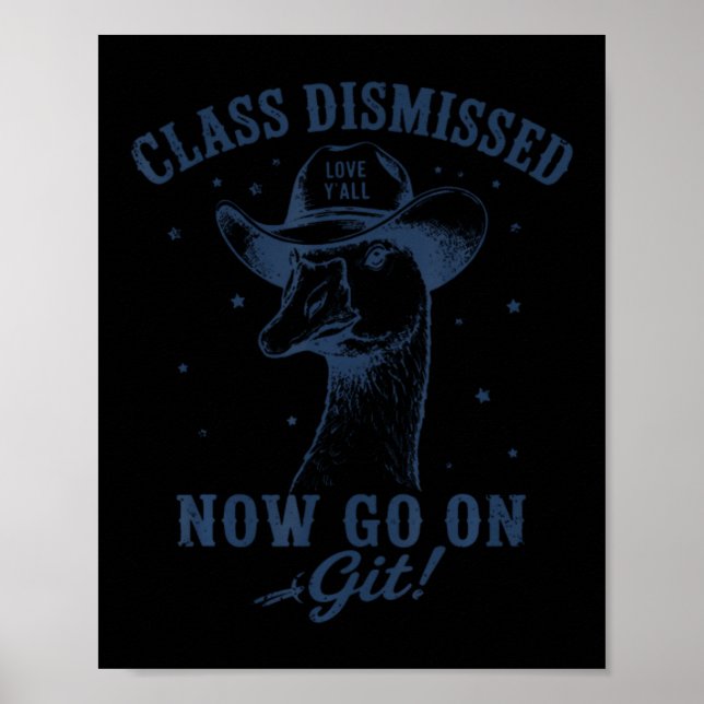 Affiche Oie Cl Rejetée Continue Sur Git Amusement Dernier  (Devant)