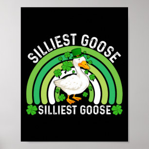 Affiche Oie La Plus Sillieuse Au Pub Drôle Jour de la Sain