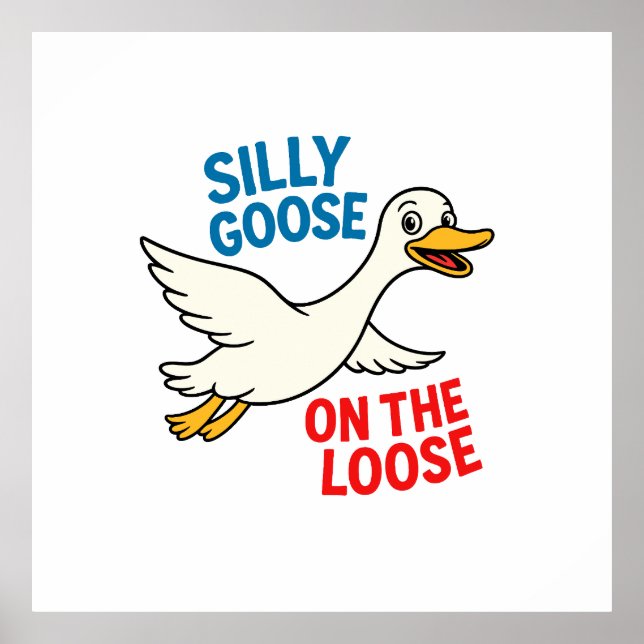 Affiche Oie sotte sur la poule (Devant)