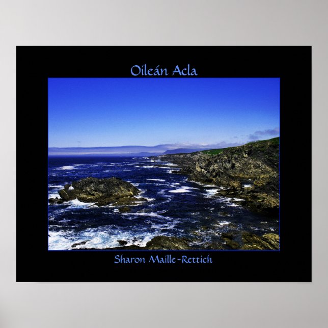 Affiche Oileán Acla (Achill Island) Poster... (Devant)