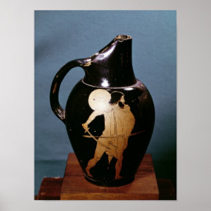 Affiche Oinochoe à silex rouge