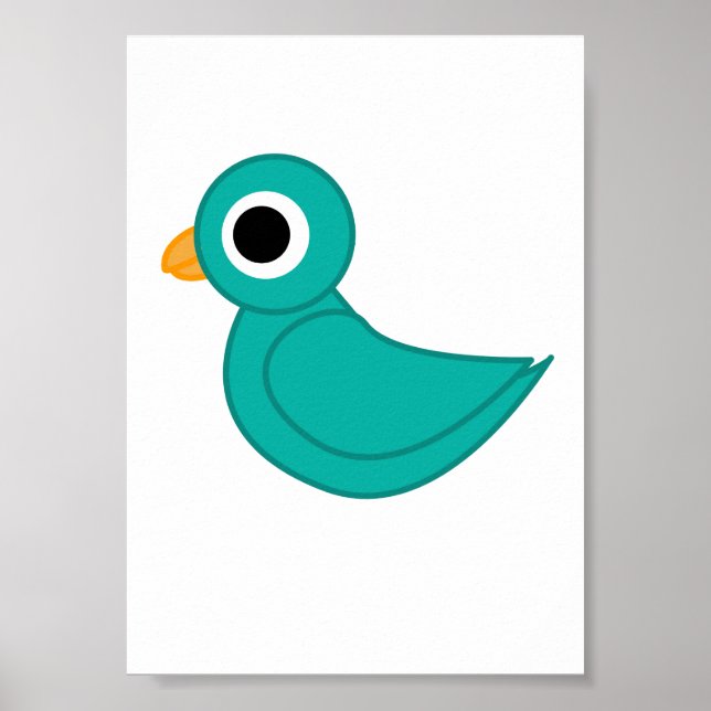 Affiche oiseau (Devant)