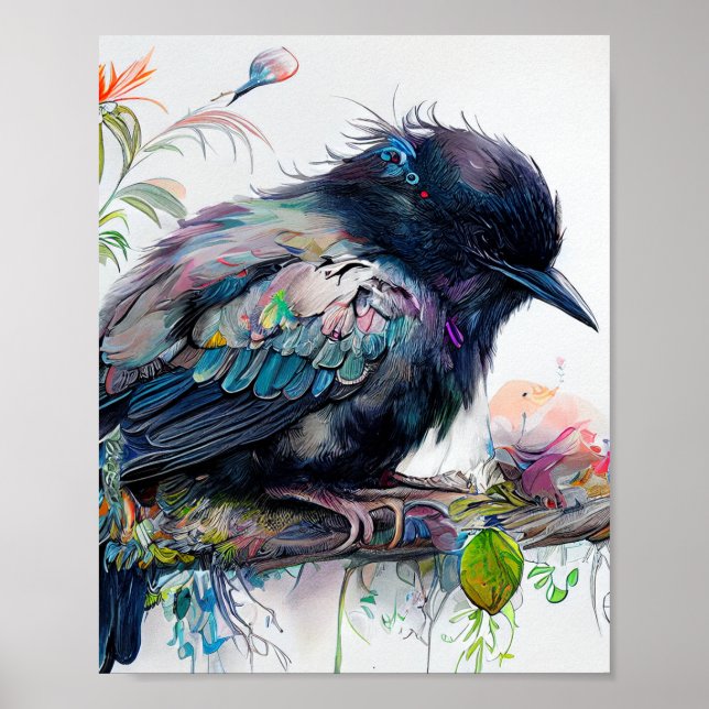 Affiche Oiseau (Devant)