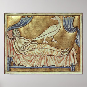 Affiche Oiseau de Caladrius, réputé pour prédire
