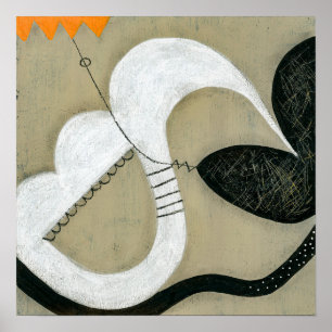 Affiche Oiseau de colibri Art mur