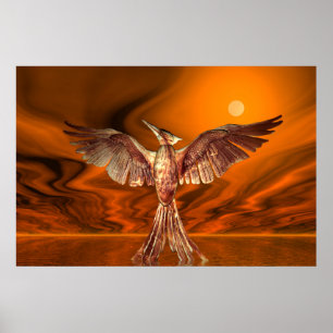 Affiche Oiseau de feu doré
