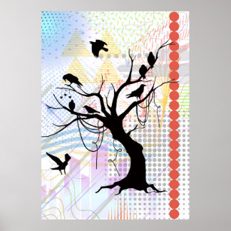 Affiche Oiseau de même plumage soyez unique ensemble