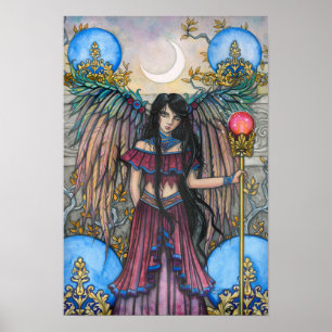 Affiche Oiseau de nuit Imaginaire Fairy Art de Molly Harri