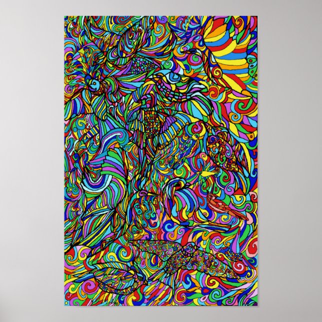 Affiche Oiseau libre (Devant)