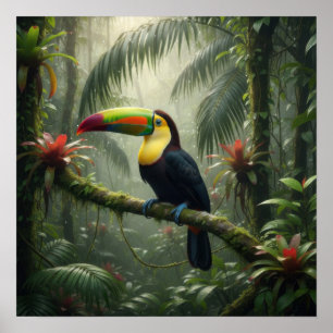 Affiche Oiseau Toucan