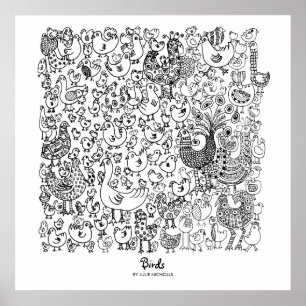 Affiche Oiseaux