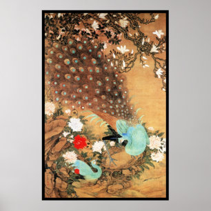 Affiche Oiseaux chinois