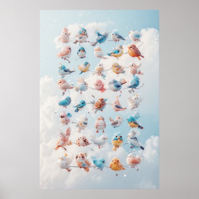 Affiche Oiseaux de même plumage (Devant)