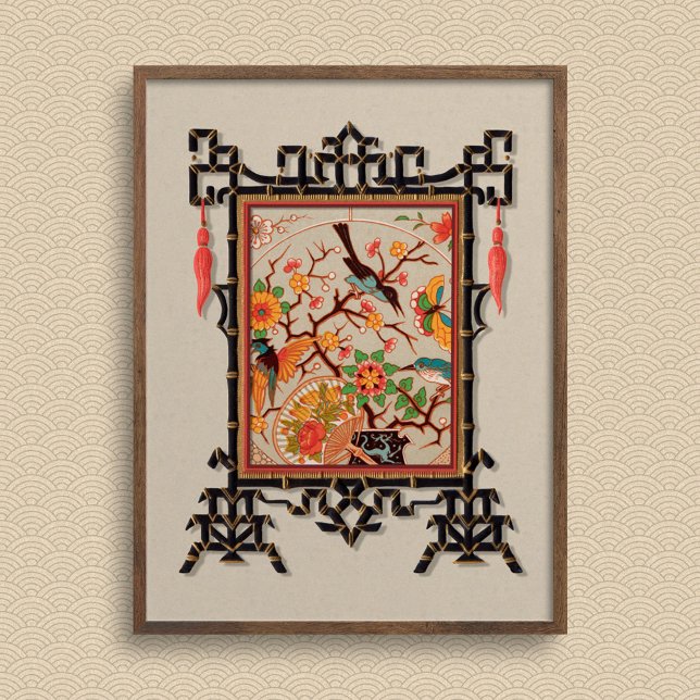 Affiche Oiseaux et papillons Art Imprimer (Créateur téléchargé)