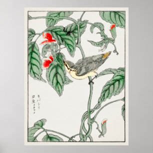 Affiche Oiseaux japonais 2