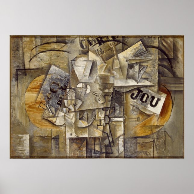 Affiche Oiseaux morts par Pablo Picasso (1912) (Devant)