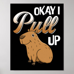 Affiche OK, Je Ramasse Capybara Hydrochoerus hydrochaeris