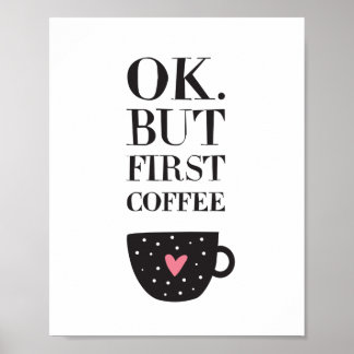 Affiche Ok Mais Premier Café