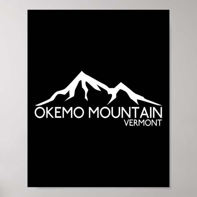 Affiche Okemo Mountain Skiing Vermont (Devant)