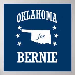 AFFICHE OKLAHOMA POUR BERNIE SANDERS