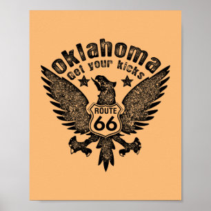 Affiche Oklahoma Prenez votre coup de pied