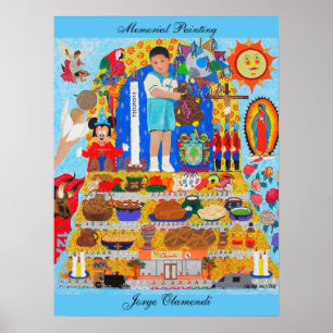 Affiche OLAMENDIES Mémorial peinture Collector édition P