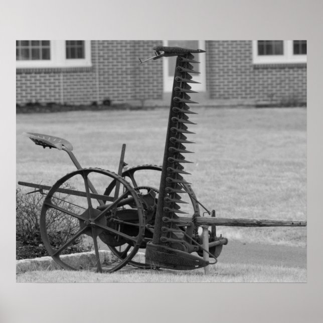 Affiche Old Farming Equipment (Devant)