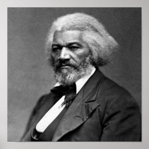 Affiche Old Fr3d3rick Bailey Douglas African American Hero