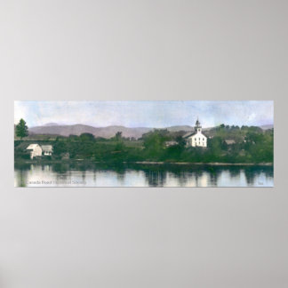 Affiche Old Free Meeting House à Bingham, Maine