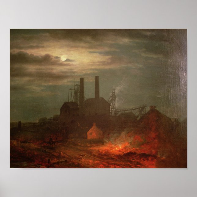 Affiche Old Hetton Colliery, Newcastle (Devant)