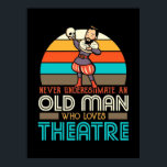 Affiche Old Man Who Loves Theatre<br><div class="desc">Old Man Who Loves Theatre</div>