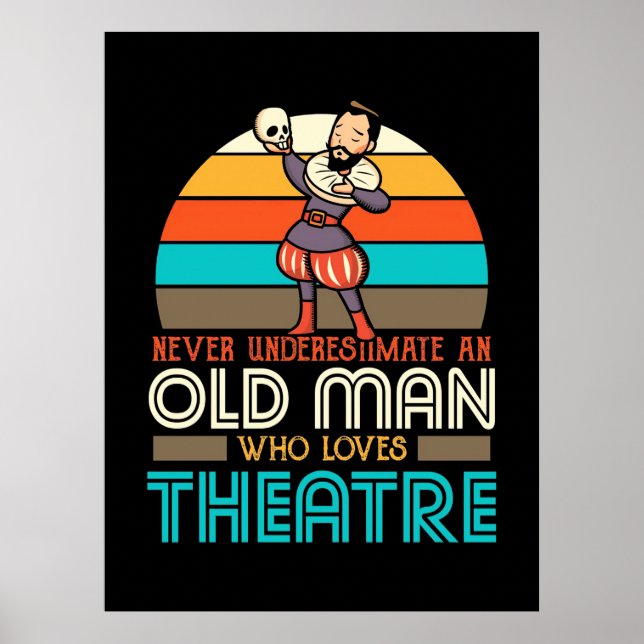 Affiche Old Man Who Loves Theatre (Devant)