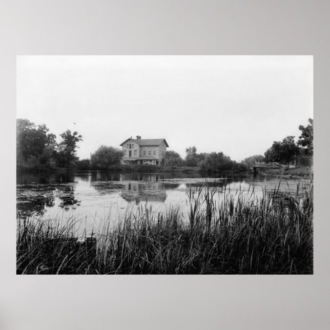 Affiche Old Mill à la gare (Devant)