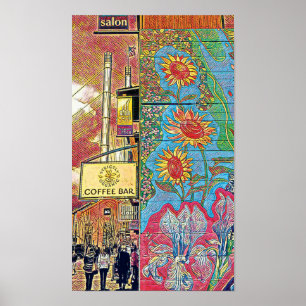 Affiche Old Mill District Bend, Oregon Art Imprimer