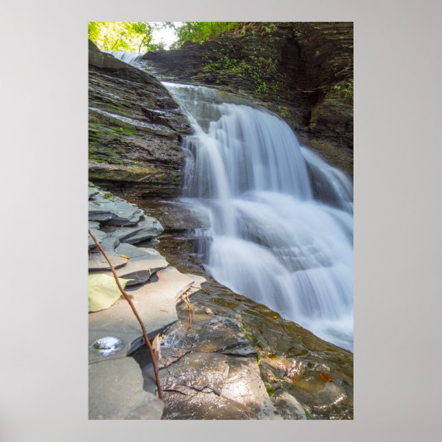 Affiche Old Mill Falls, Robert H Treman State Park, NY (Devant)