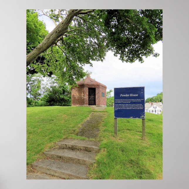 Affiche Old Powder House Plymouth MA (Devant)