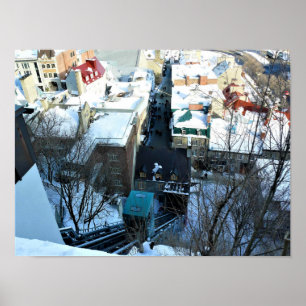 Affiche Old Québec, Québec, Canada