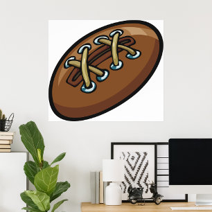Affiche Old Rugby Ball