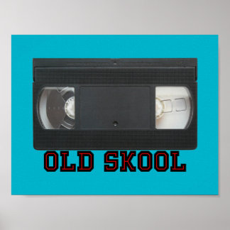 Affiche Old Skool - Bande VHS
