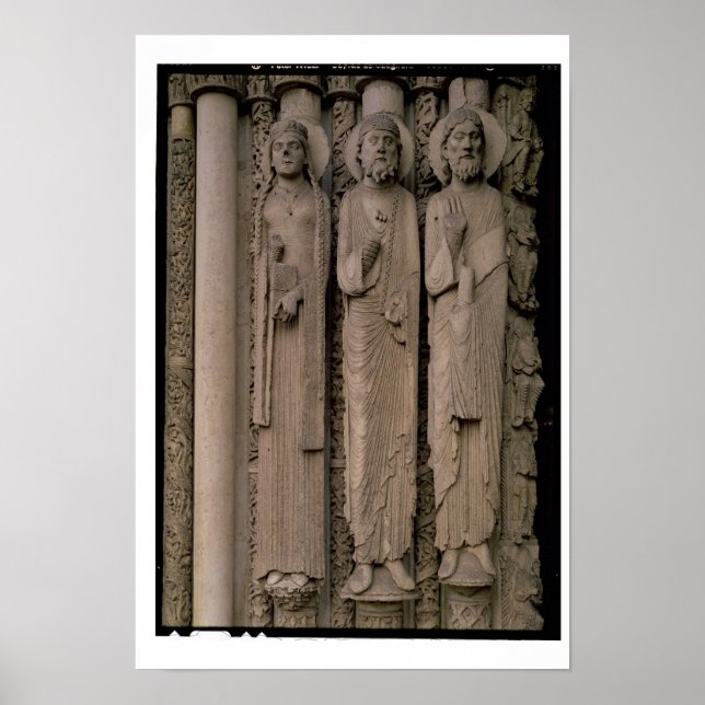 Affiche Old Testament figures, from the north embrasures o (Devant)