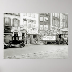 Affiche Old Tire Store, 1921
