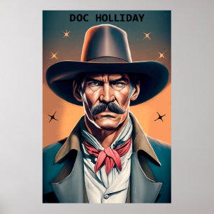 Affiche Old West Legend Doc Holliday