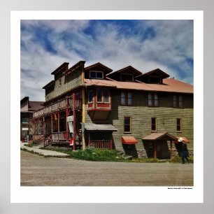 Affiche Old West Saloon et hôtel