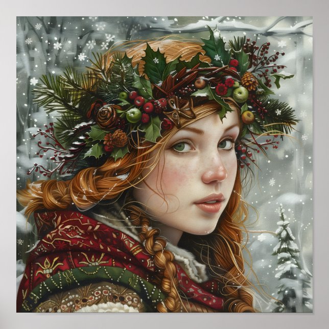 Affiche Old World Lady (Devant)