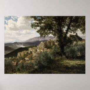 Affiche Olevano (1856-57) Albert Bierstadt