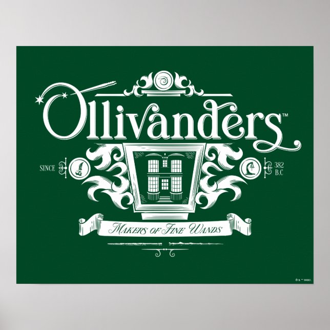 Affiche OLIVANDERS™ Makers of Fine Wands (Devant)